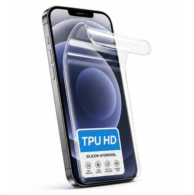 Folie HD TPU iPhone 17 Air, BYRY® Hydrogel, ultra subtire, regenerabila