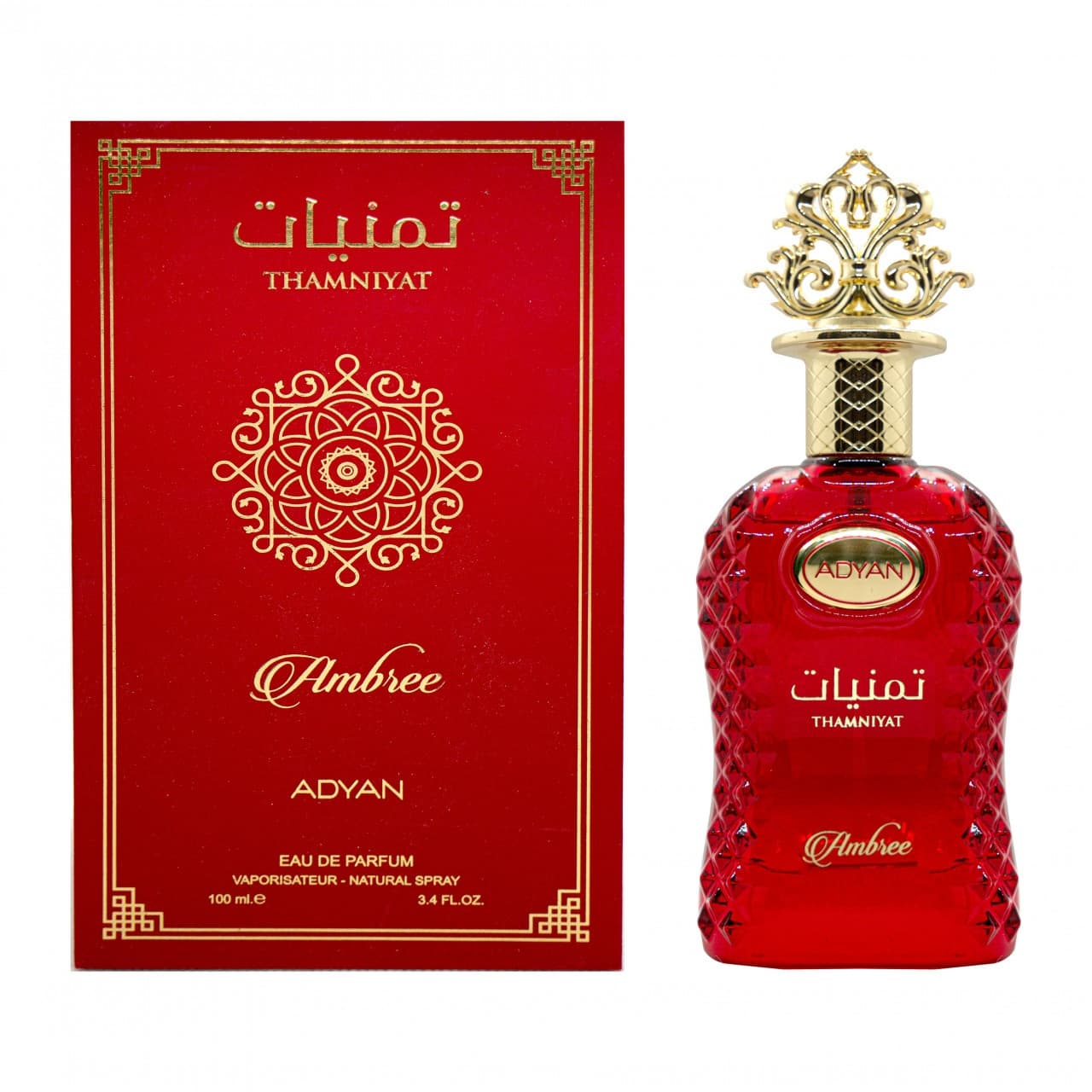 Apa de Parfum ADYAN, THAMNIYAT AMBREE, femei, 100ML 1