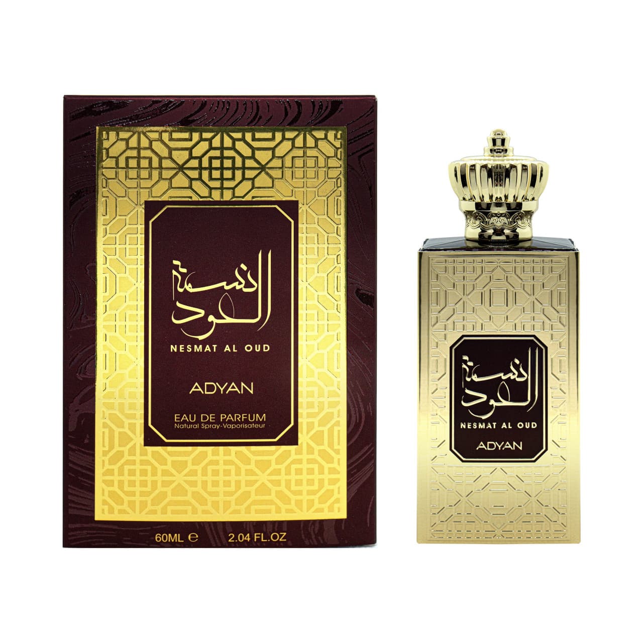 Apă de parfum Adyan, NESMAT AL OUD, unisex, 60ml 1