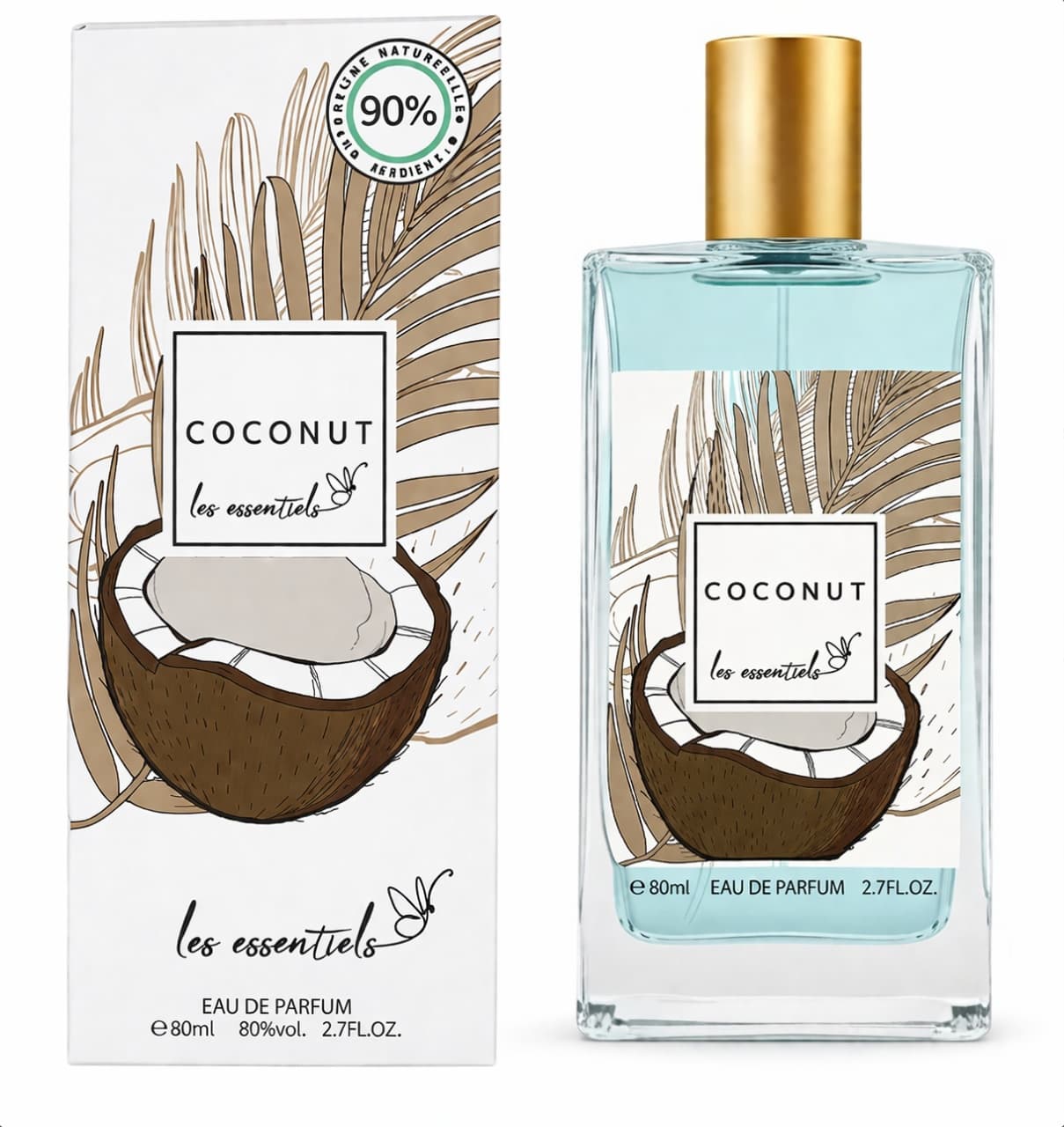 Apa de parfum, Coconut, 80 ml, dama 1