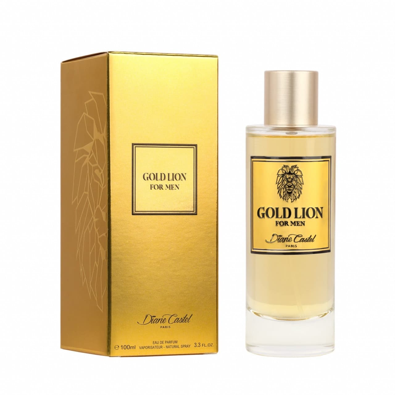 Apa de Parfum, Diane Castel, Gold Lion 100 ml, barbati 1