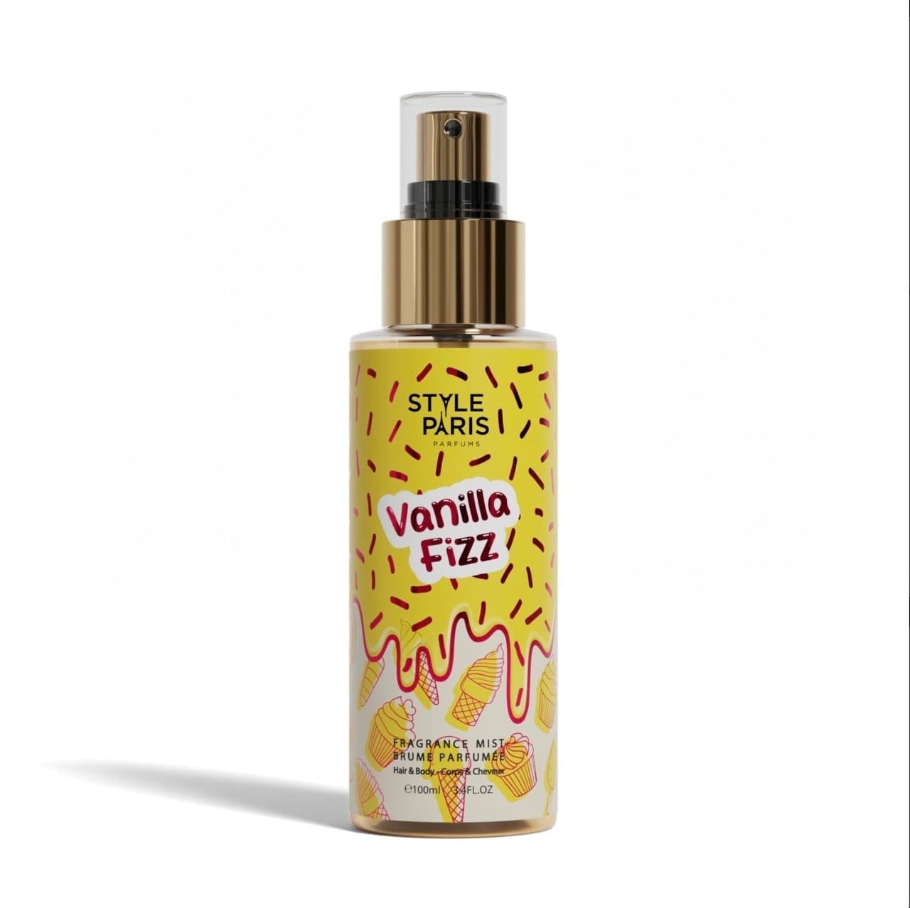 Spray de corp Vanilla Fizz - Style Paris, 100 ml 1