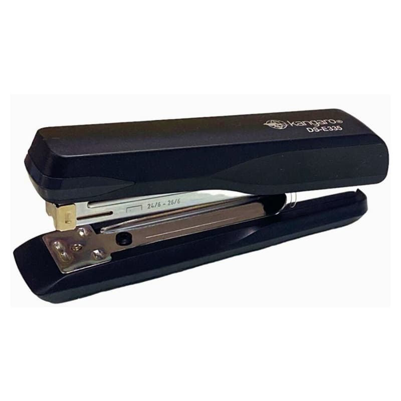 Capsator Kangaro DSE-335, 24/6, 30 coli, 86mm, plastic, negru