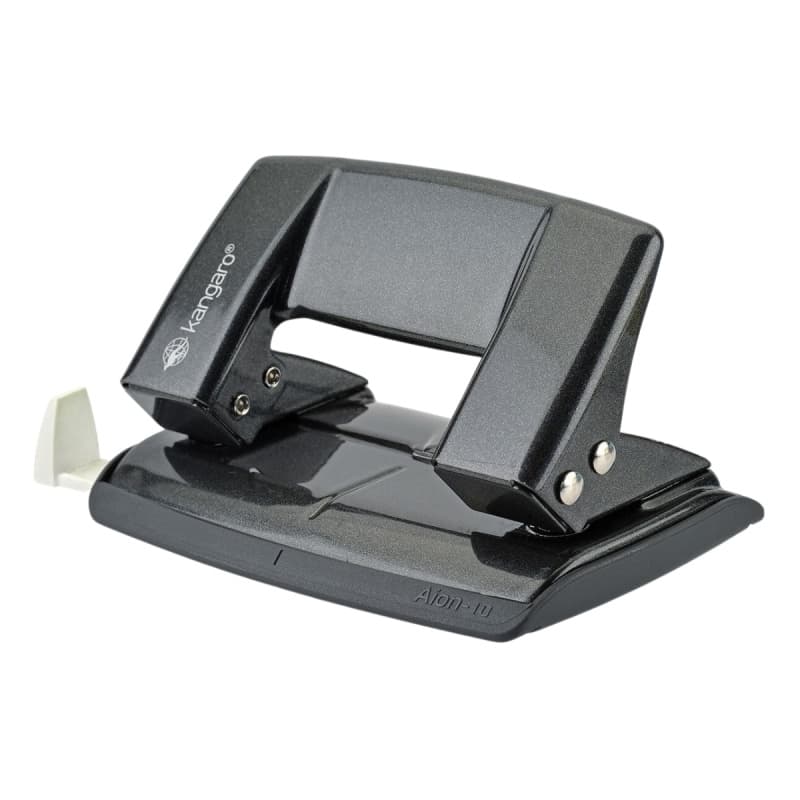 Perforator Kangaro AION-10G, 10 coli, metalic, negru