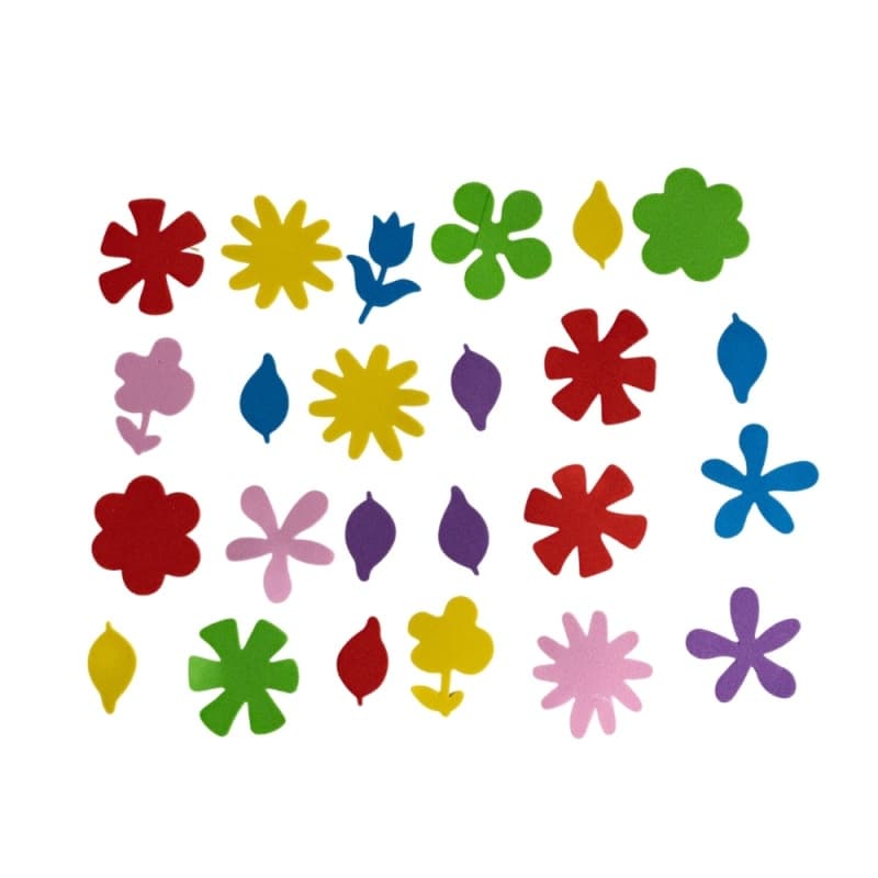 Abtibilduri - flori, 8g, buretat, Colorarte, 3361