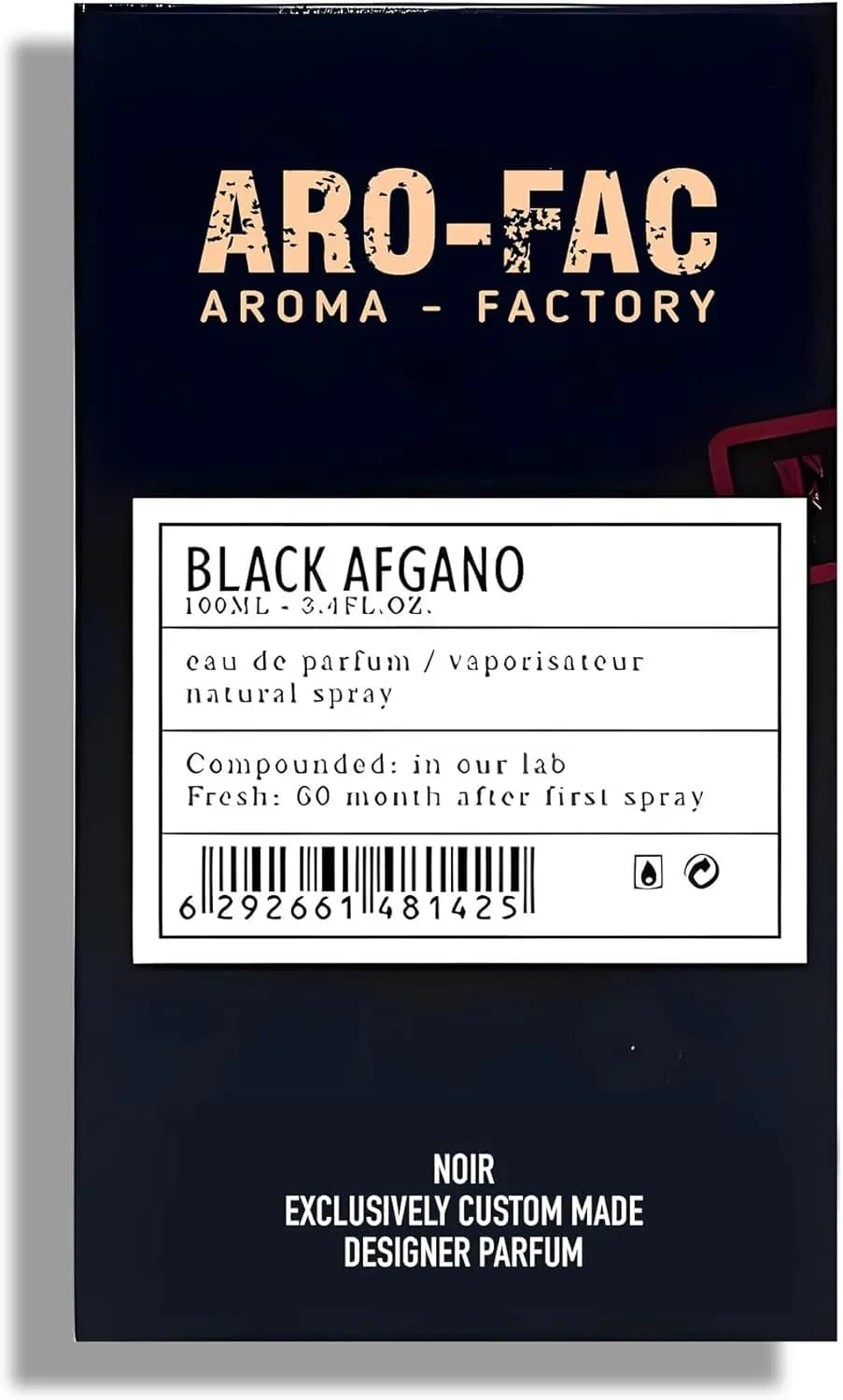 Black Afgano Aro-Fac – Parfum oriental intens unisex 2