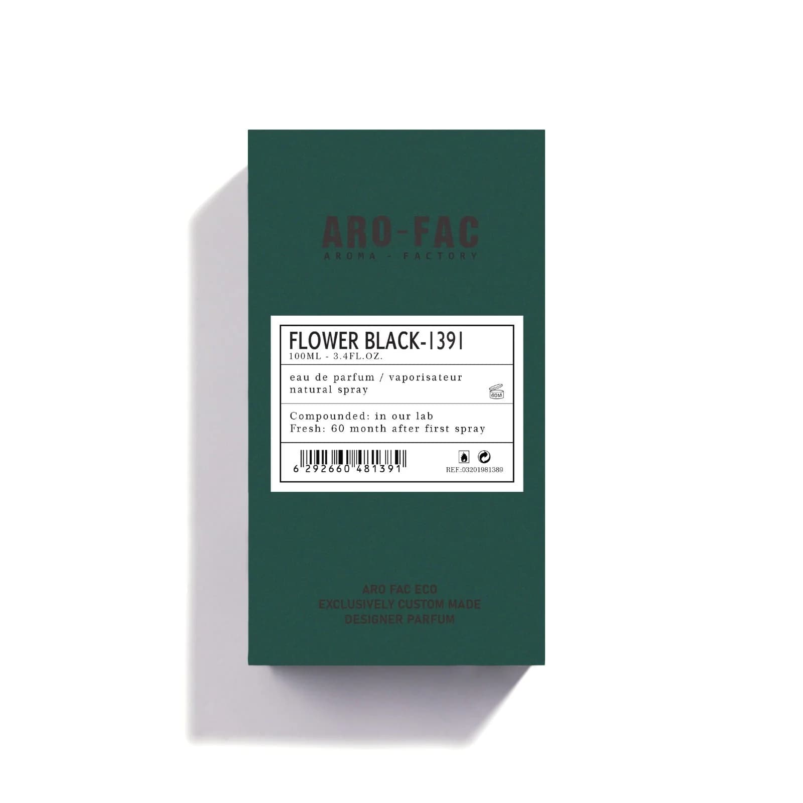 Flower Black Aro-Fac – Parfum floral-vanilat femei 2