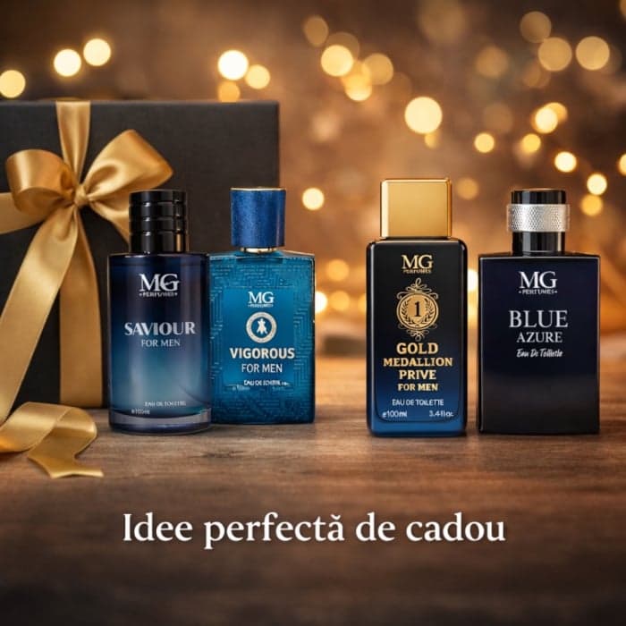 Set 4 parfumuri bărbați inspirate din Sauvage, Versace Eros, 1 Million și Bleu de Chanel – 4 x 100 ml – MG Perfumes 4
