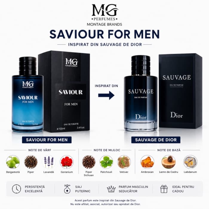 Saviour 100ml - EDT, barbati 2