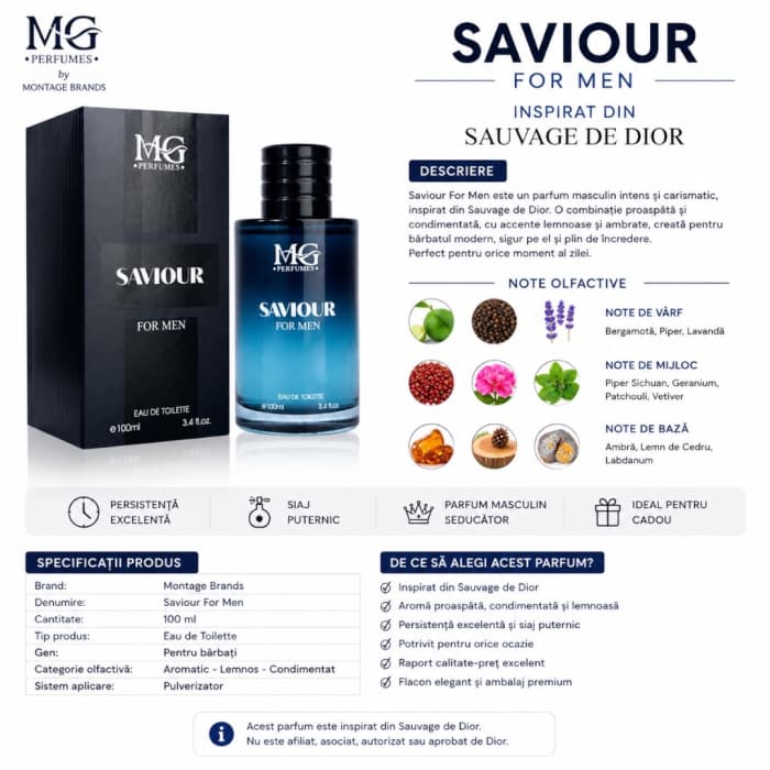 Saviour 100ml - EDT, barbati 3