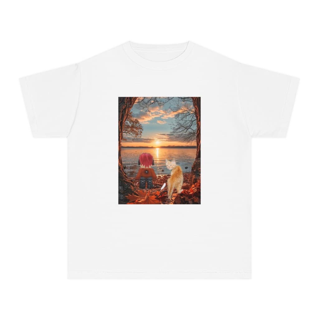 Tricou personalizat alb, copii/adulti, design Lucas Roblox si pisica, modal, diverse marimi 2