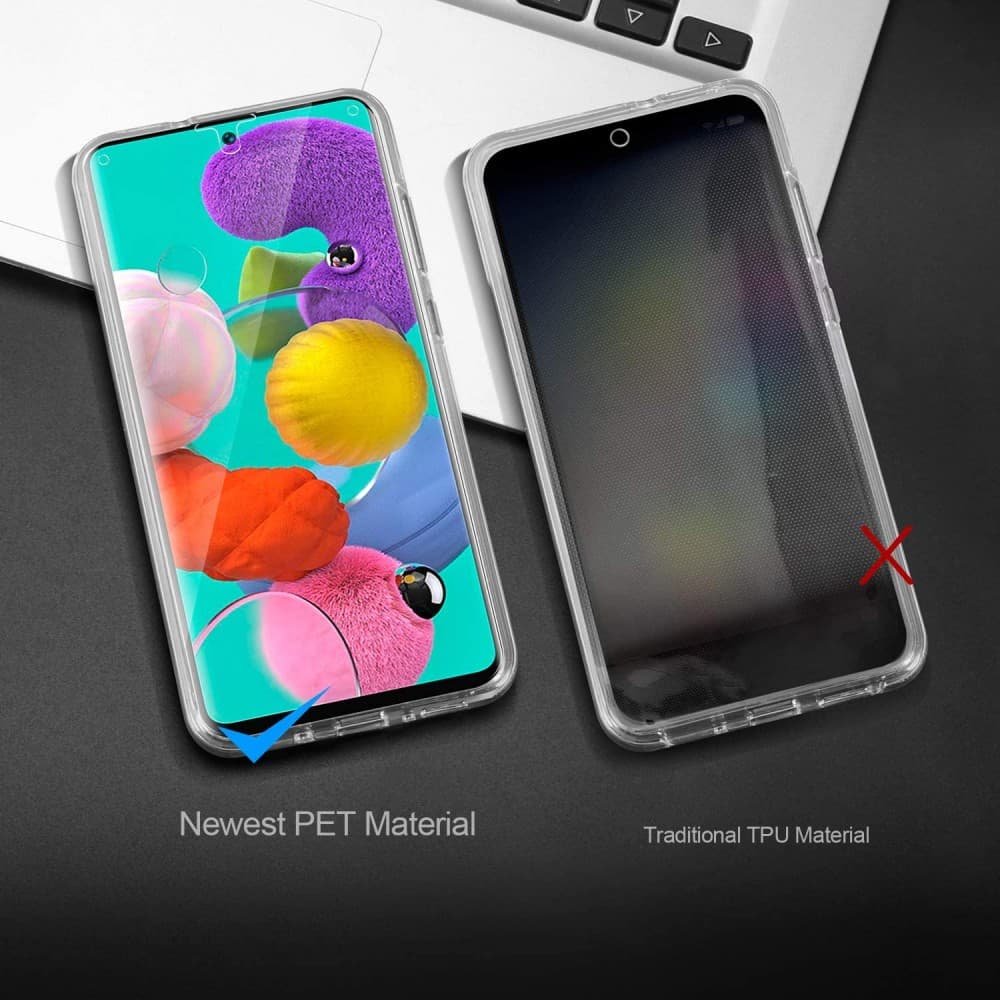 Husa protectie Samsung Galaxy J2 Core (fata + spate) Fully PC & PET 360°, transparenta 5