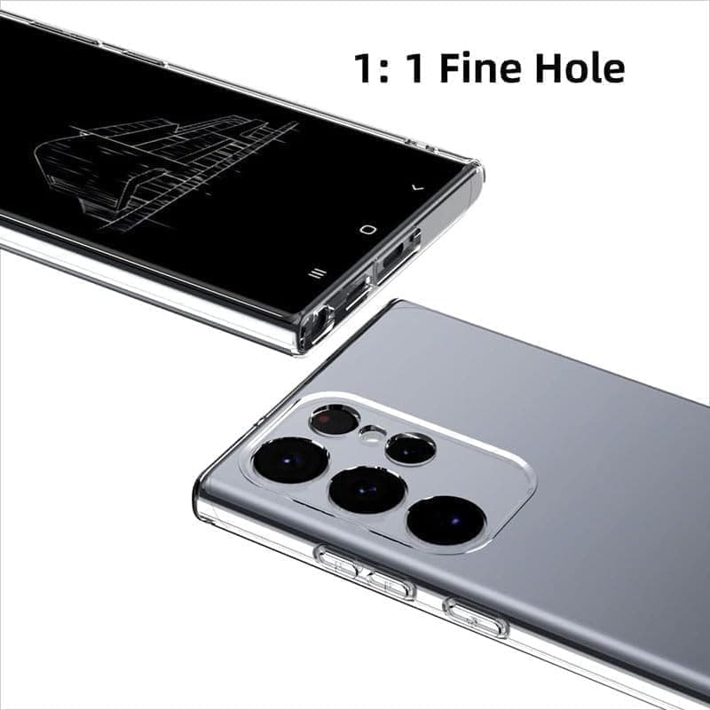 Husa Samsung Galaxy S25 Ultra,TPU transparent, protectie camere, grosime 2 mm 3