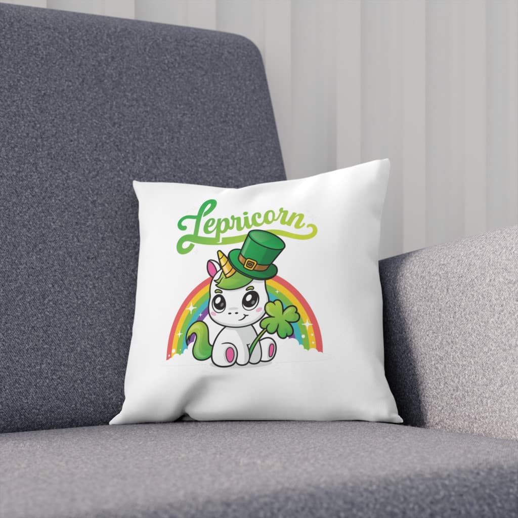 Perna decorativa personalizata, 40 x 40 cm, alba, mata, husa detasabila, model 6 2