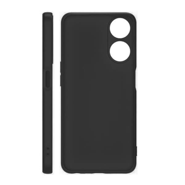 Husa protectie Oppo A78 4G, Luxury Silicone, catifea in interior, protectie camere, mov lila 2