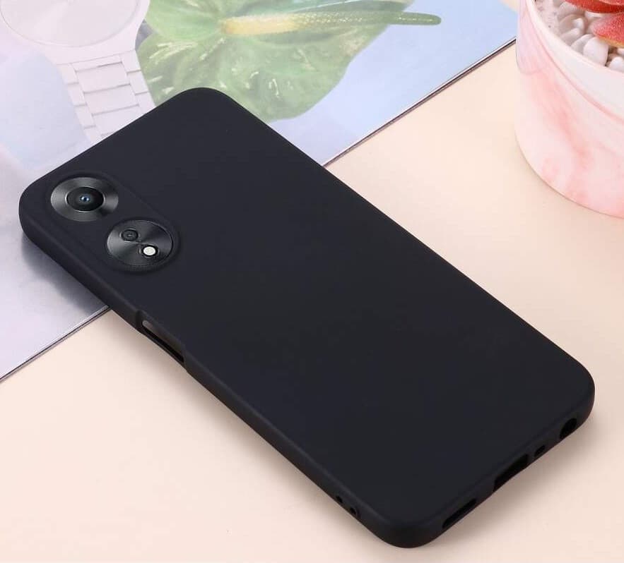 Husa protectie Oppo A78 4G, Luxury Silicone, catifea in interior, protectie camere, mov lila 3