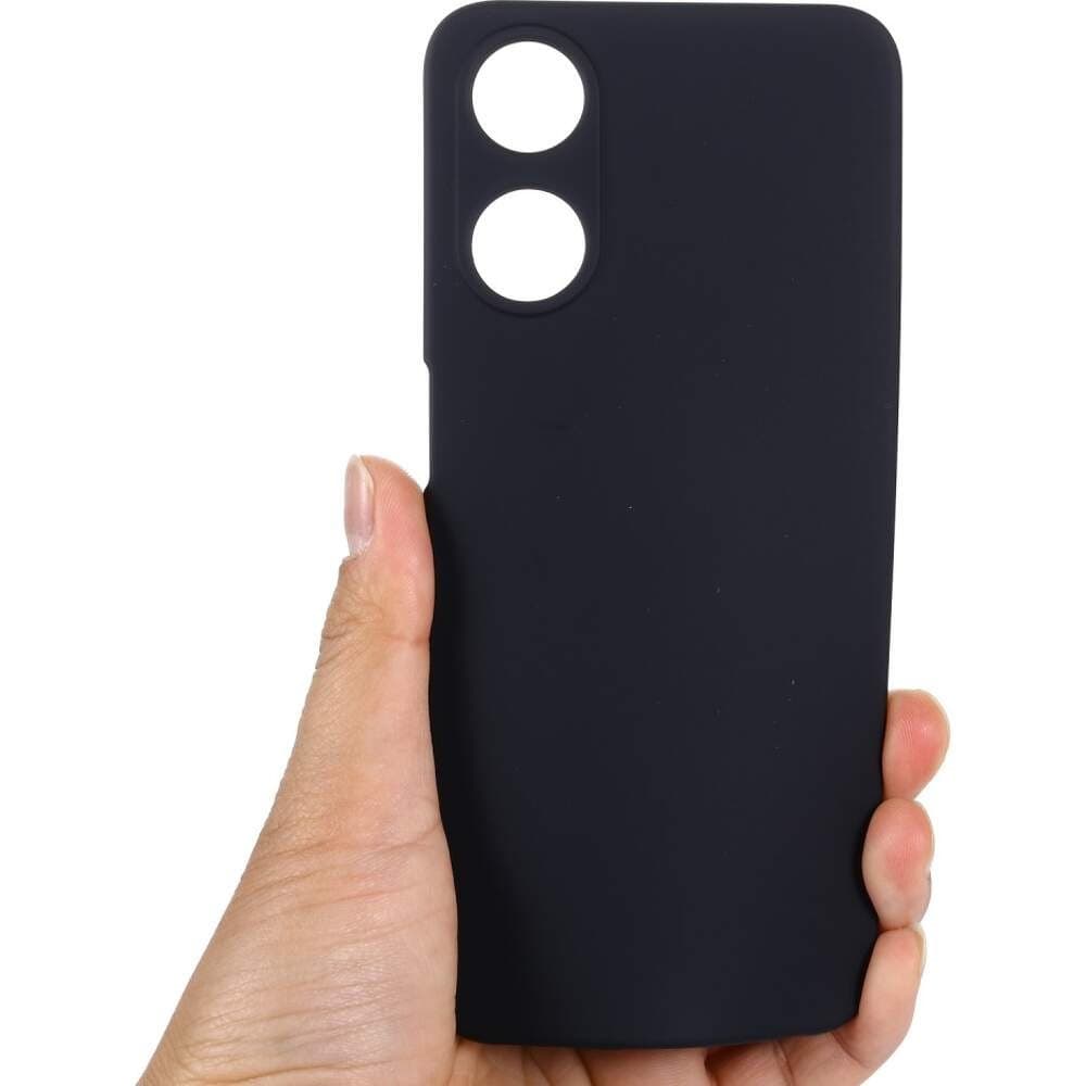 Husa protectie Oppo A78 4G, Luxury Silicone, catifea in interior, protectie camere, mov lila 4