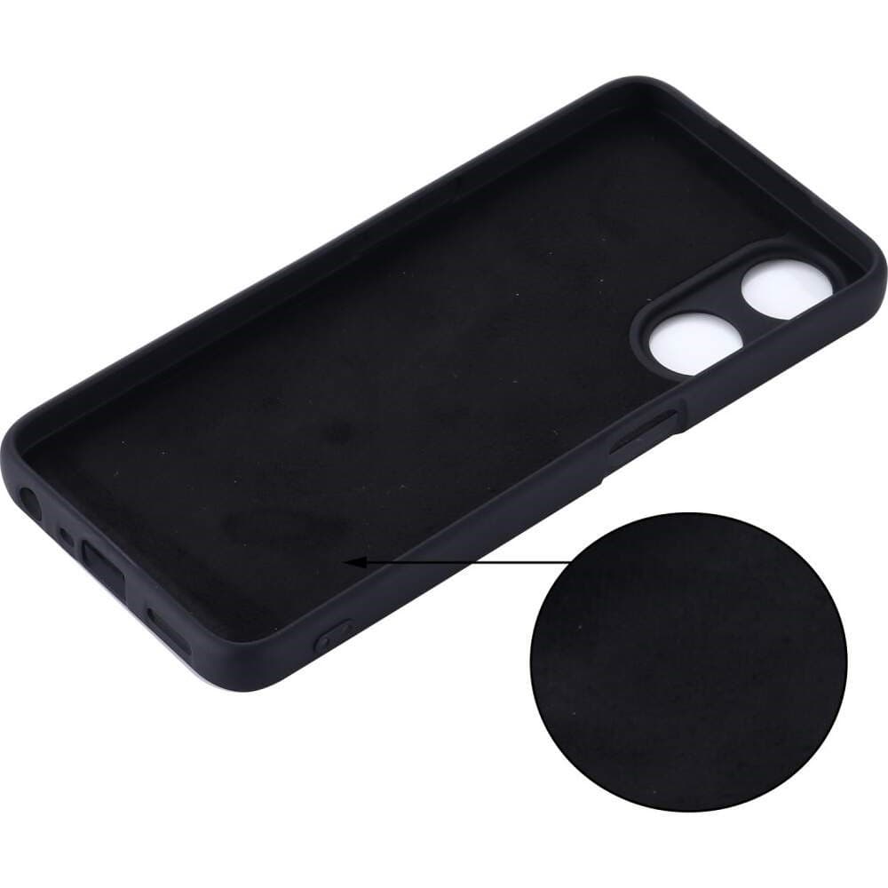 Husa protectie Oppo A78 4G, Luxury Silicone, catifea in interior, protectie camere, mov lila 5