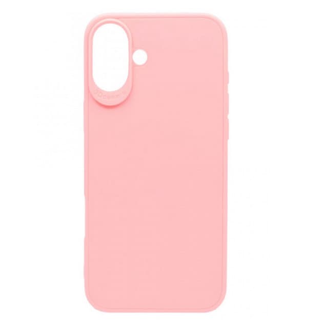 Husa protectie Apple iPhone 16, Matt TPU My Choice, silicon moale, roz pal 2