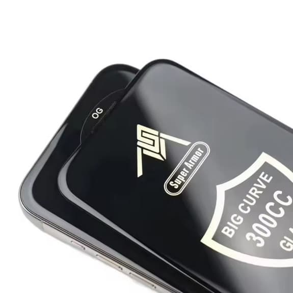 Folie de sticla Samsung Galaxy A02s, Big Curve 300CC, 0.55 mm, margini curbate, negre 2