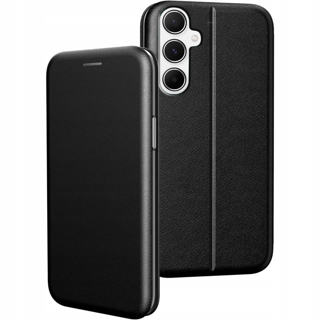 Husa Samsung Galaxy A56, Prestige Book, inchidere magnetica, neagra 2