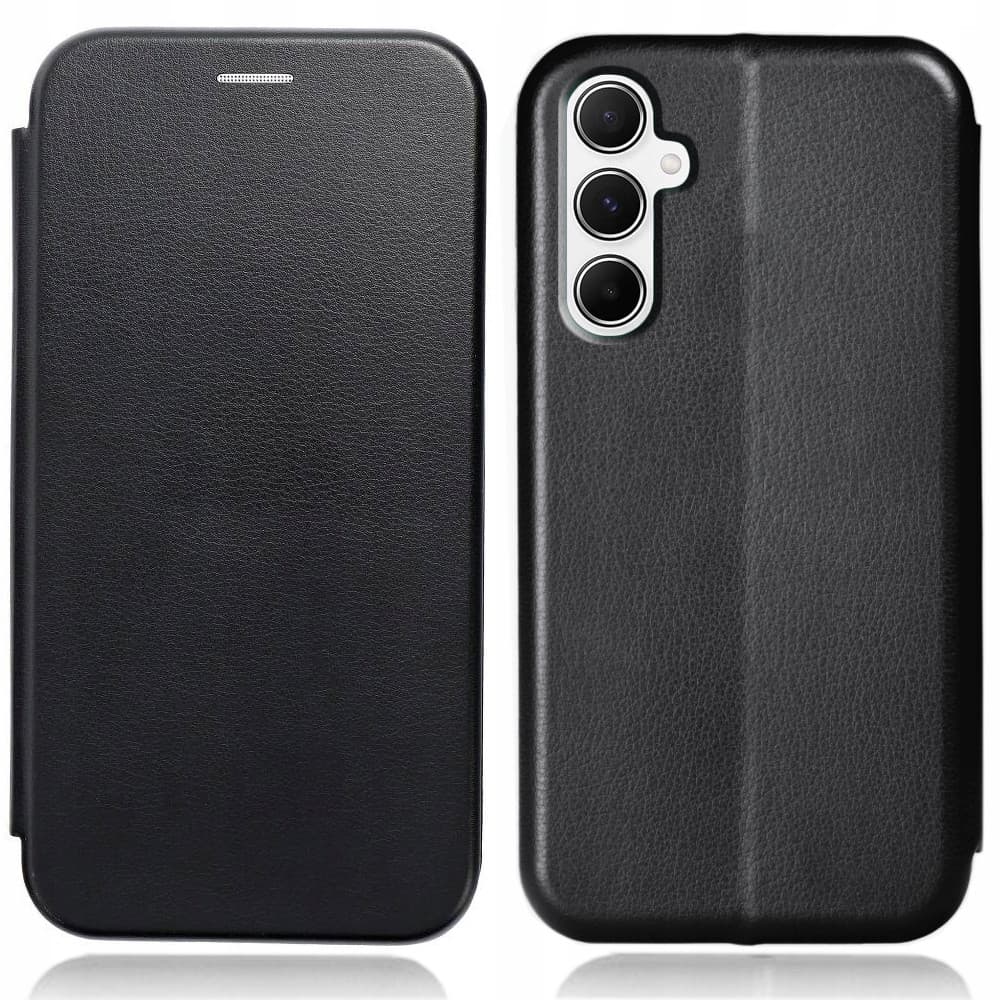 Husa Samsung Galaxy A56, Prestige Book, inchidere magnetica, neagra 3