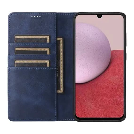 Husa Samsung Galaxy A17, Elegant Book Case, inchidere magnetica, albastra 4