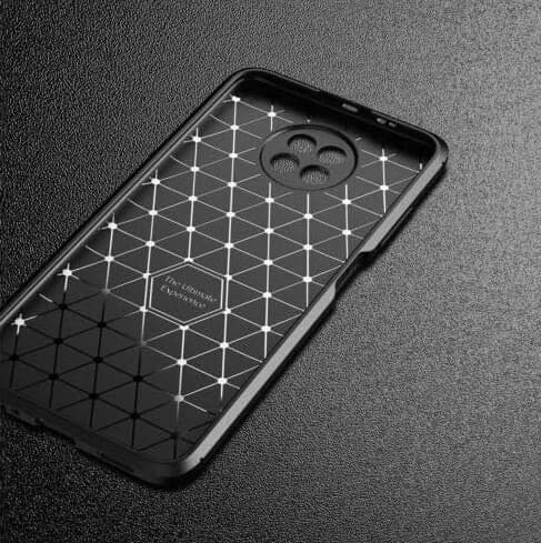Husa Xiaomi Redmi Note 13 5G, Carbon Fiber, aspect carbon, protectie camere, neagra 2