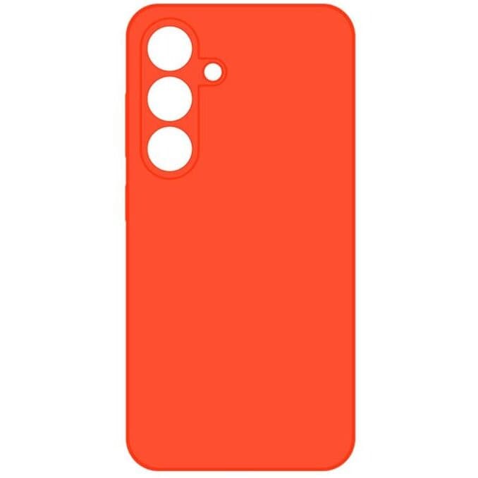 Husa Samsung Galaxy A16 5G, Luxury Silicone, protectie camera, catifea in interior, portocaliu neon 4