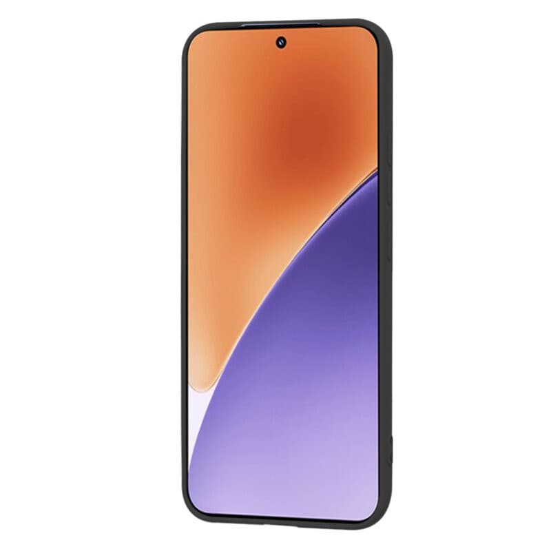 Husa protectie Xiaomi 15, Luxury Silicone, protectie camera, catifea in interior, rosie 2