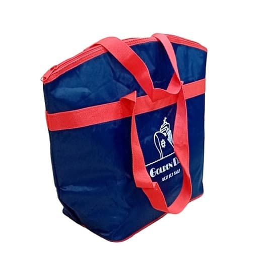 Geanta termica Golden Days, 45 x 16 x 35 cm, albastru/rosu 2