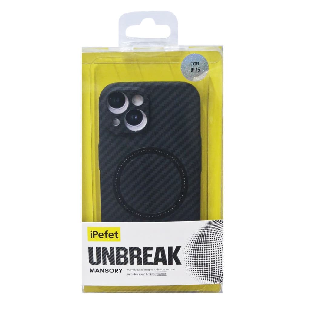 Husa Apple iPhone 11, iPefet Carbon, textura kevlar, Magsafe, negru/rosu 5