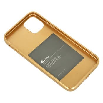 Husa de protectie Jelly All Day pentru Apple iPhone 12 Mini, silicon jelly auriu 4