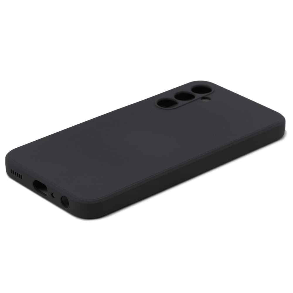 Husa Samsung Galaxy A54 5G, Matt TPU, silicon moale, protectie camere, neagra 2