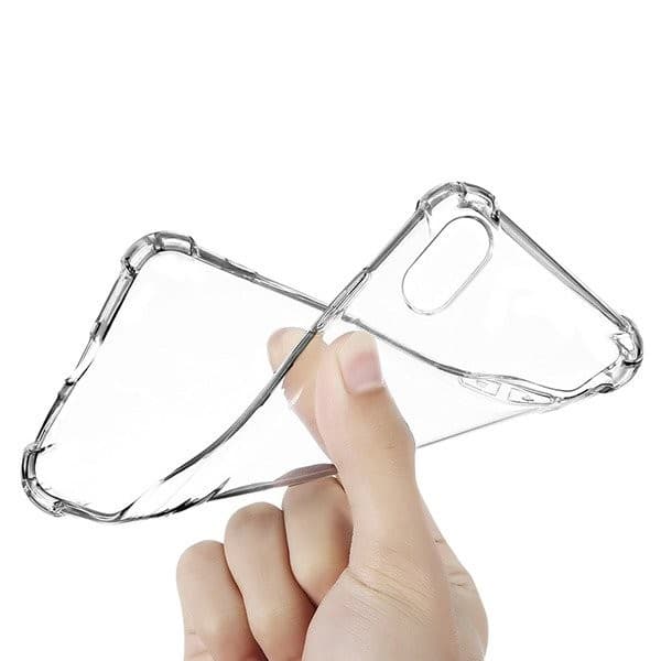 Husa Apple iPhone XR TPU transparent, intarituri in colturi, grosime 1,5 mm 3