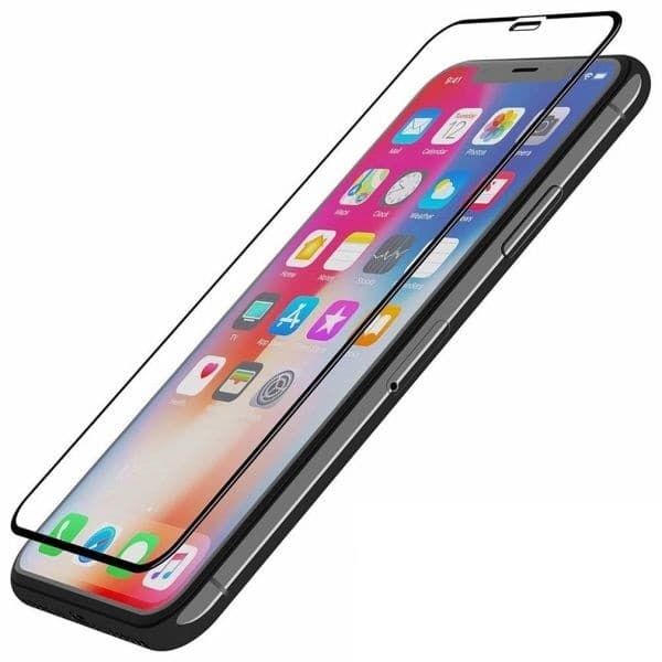 Folie sticla Apple iPhone 11 / iPhone XR, Full Glue 9D, margini negre 3