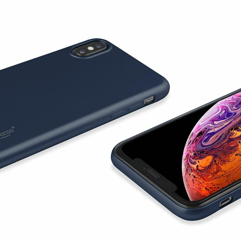 Husa de protectie Reverse Luxury TPU pentru Samsung Galaxy S20, albastru navy 5