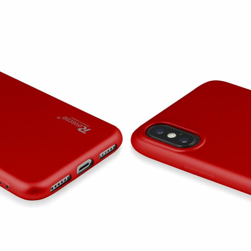 Husa de protectie Reverse Luxury TPU pentru Samsung Galaxy A41, rosie 3