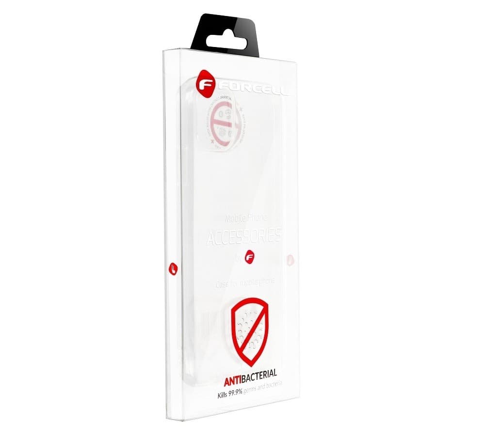 Husa protecție antibacteriana cu ioni de argint Forcell pentru Huawei Y5P, TPU transparent 4