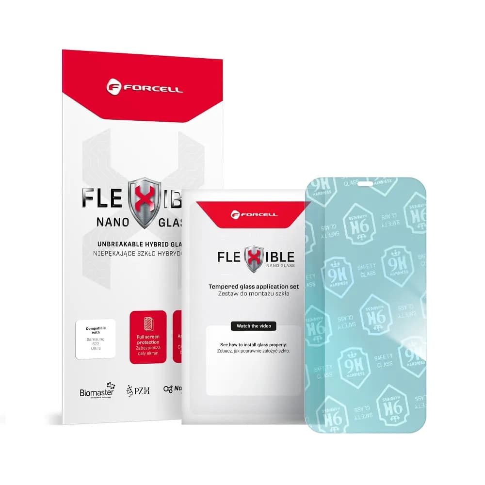 Folie Samsung Galaxy A71, Flexible Nano Glass, hibrid sticla + plastic, antibacteriana 3