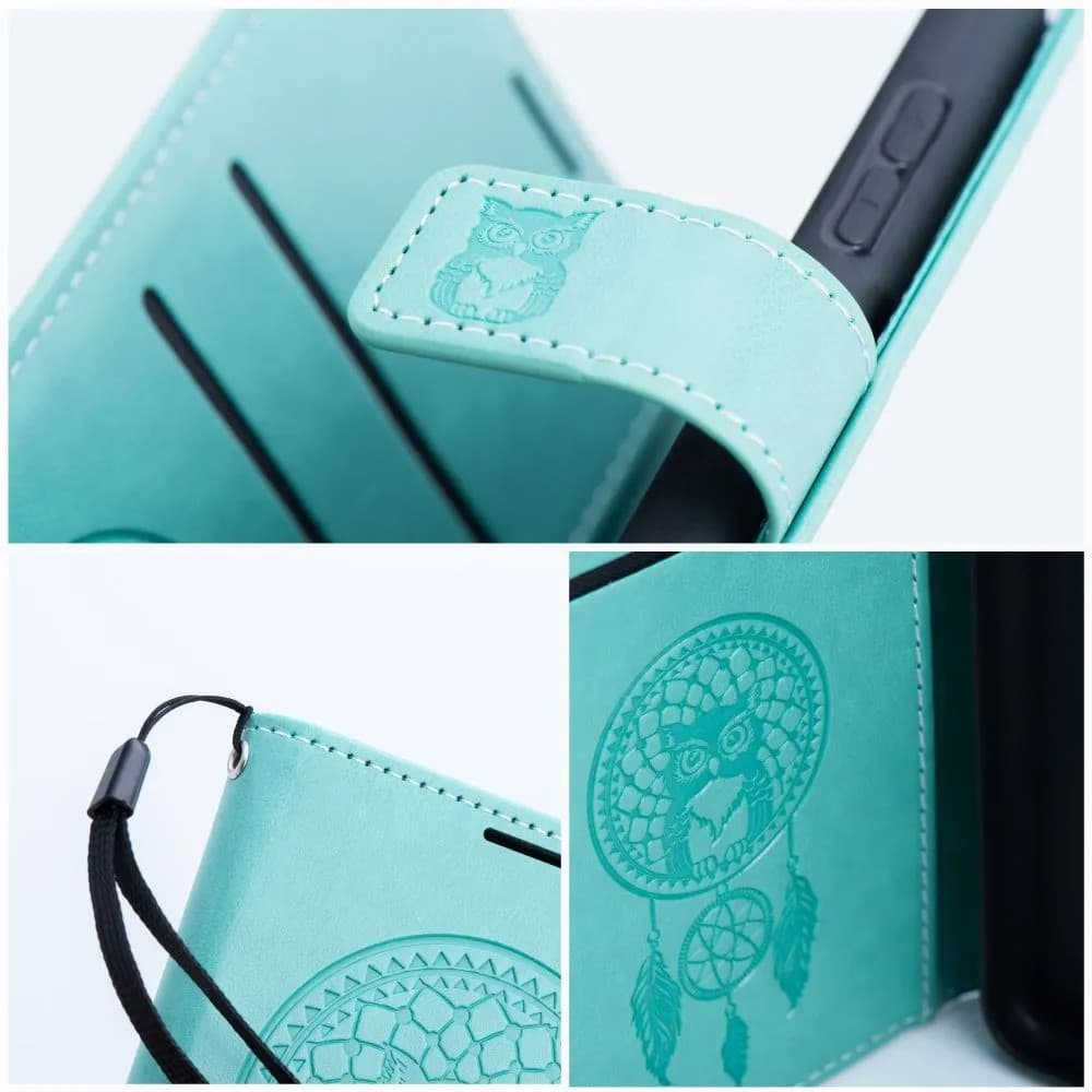 Husa Samsung Galaxy S23 Plus, Mezzo Book, inchidere magnetica, Dreamcatcher Green 4