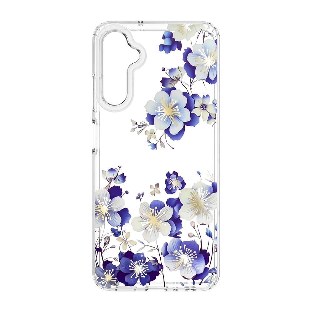 Husa Samsung Galaxy A13 5G / A04s, IMD Print Case, TPU flexibil, transparent, Floral 2