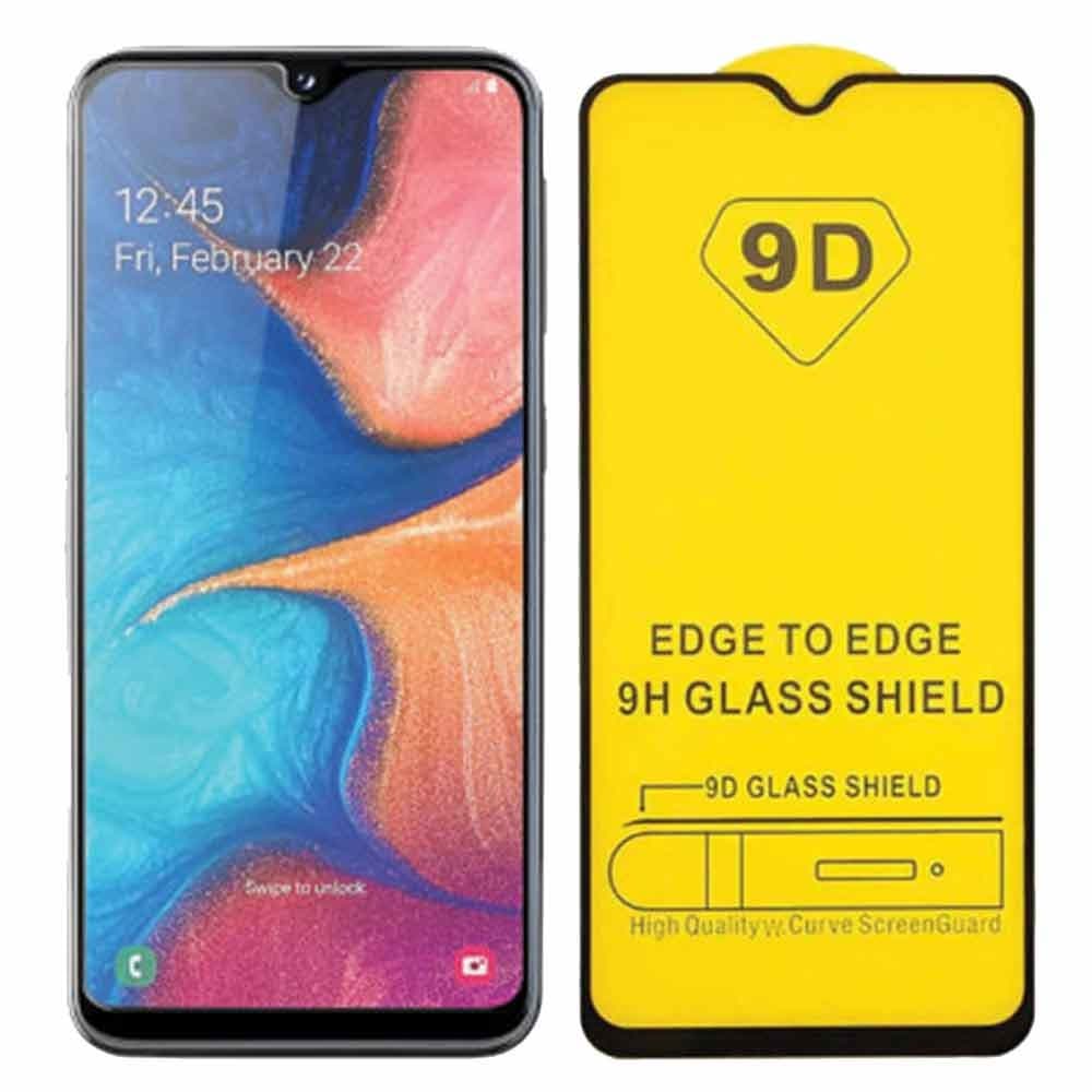 Folie de sticla Full Glue 9D pentru Samsung Galaxy A04e, margini negre 2