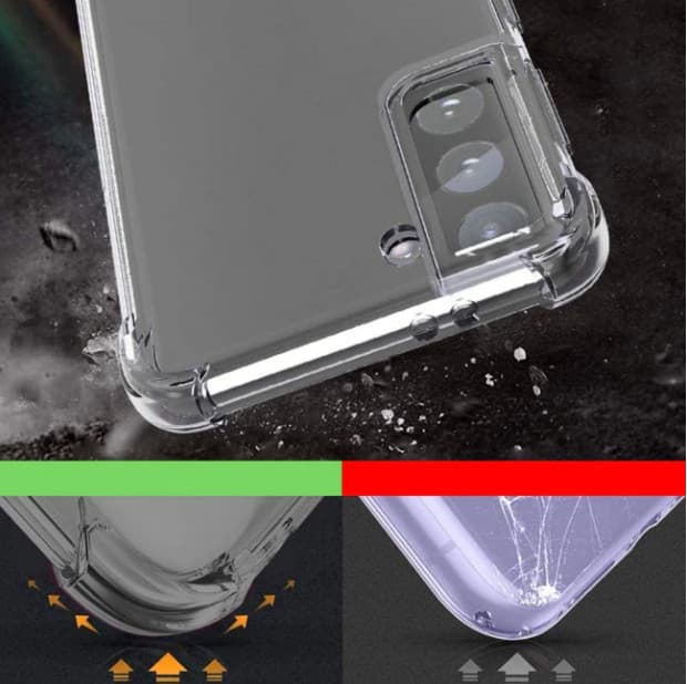 Husa Samsung Galaxy Note 20 Ultra, TPU transparent, intarituri in colturi, grosime 1,5 mm 2