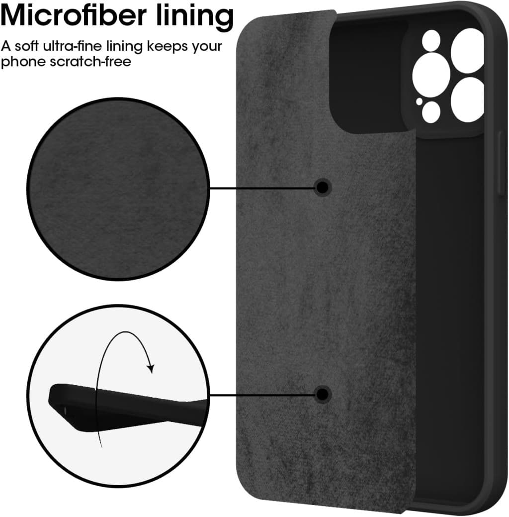 Husa Apple iPhone 14 Pro Max, Luxury Silicone, catifea in interior, protectie camere, albastru deschis 3