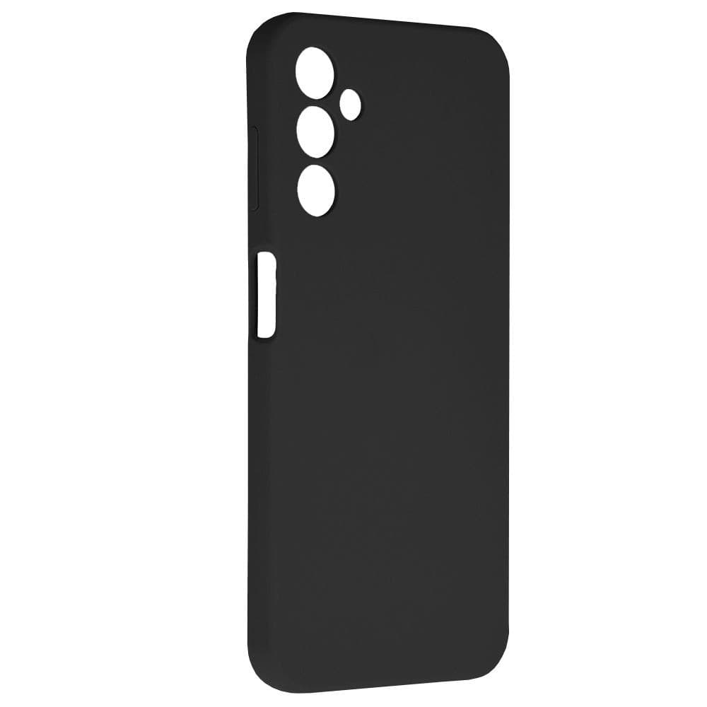 Husa Samsung Galaxy S24, Luxury Silicone, protectie camera, catifea in interior, neagra 2