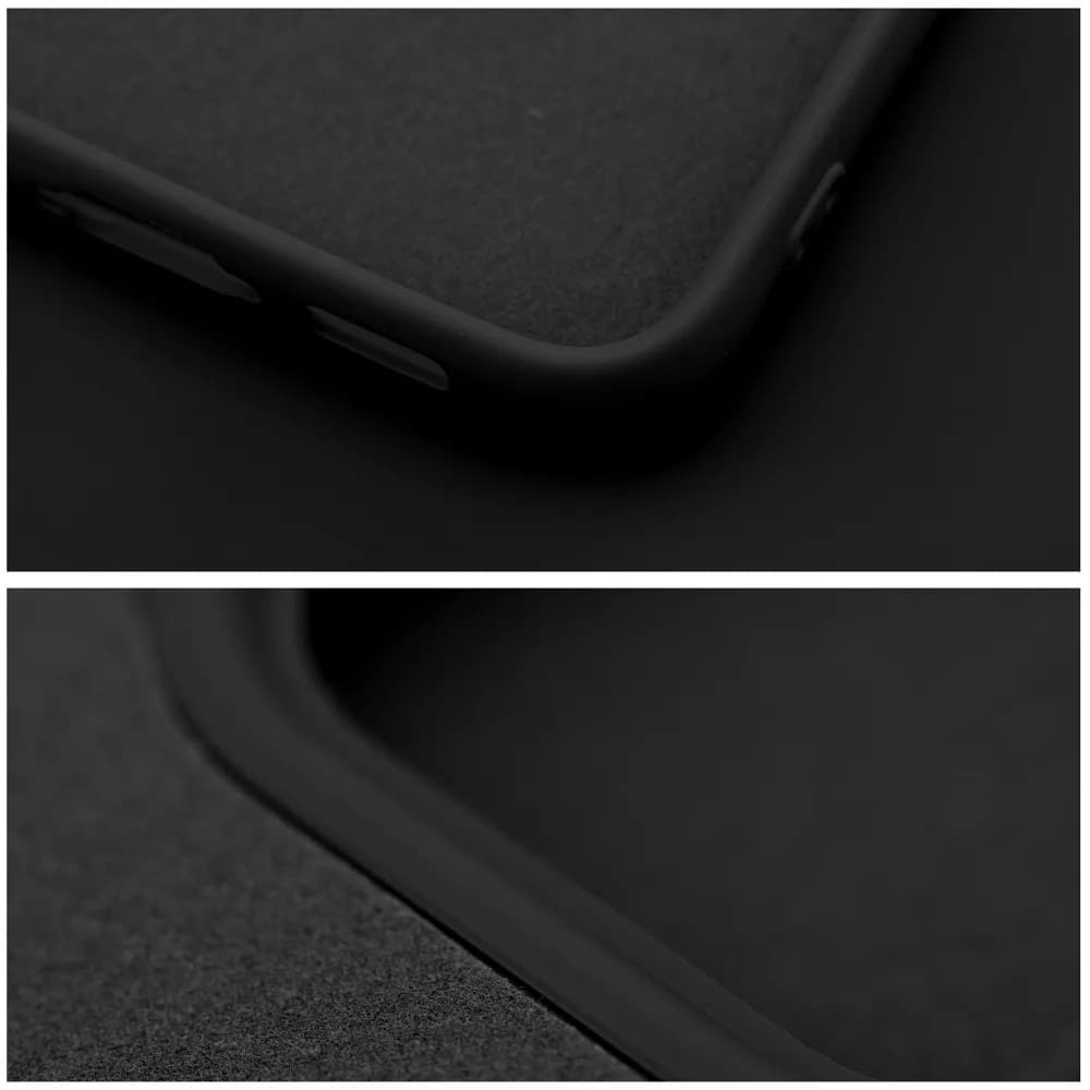 Husa Apple iPhone 15 Pro , Luxury Silicone, catifea in interior, protectie camere, neagra 3
