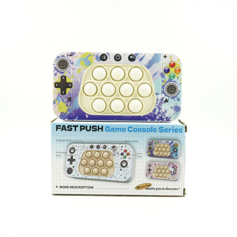 Jucarie interactiva Speed Push, joc de viteza apasare taste tip Pop-It, sunete si lumini, model culori 2
