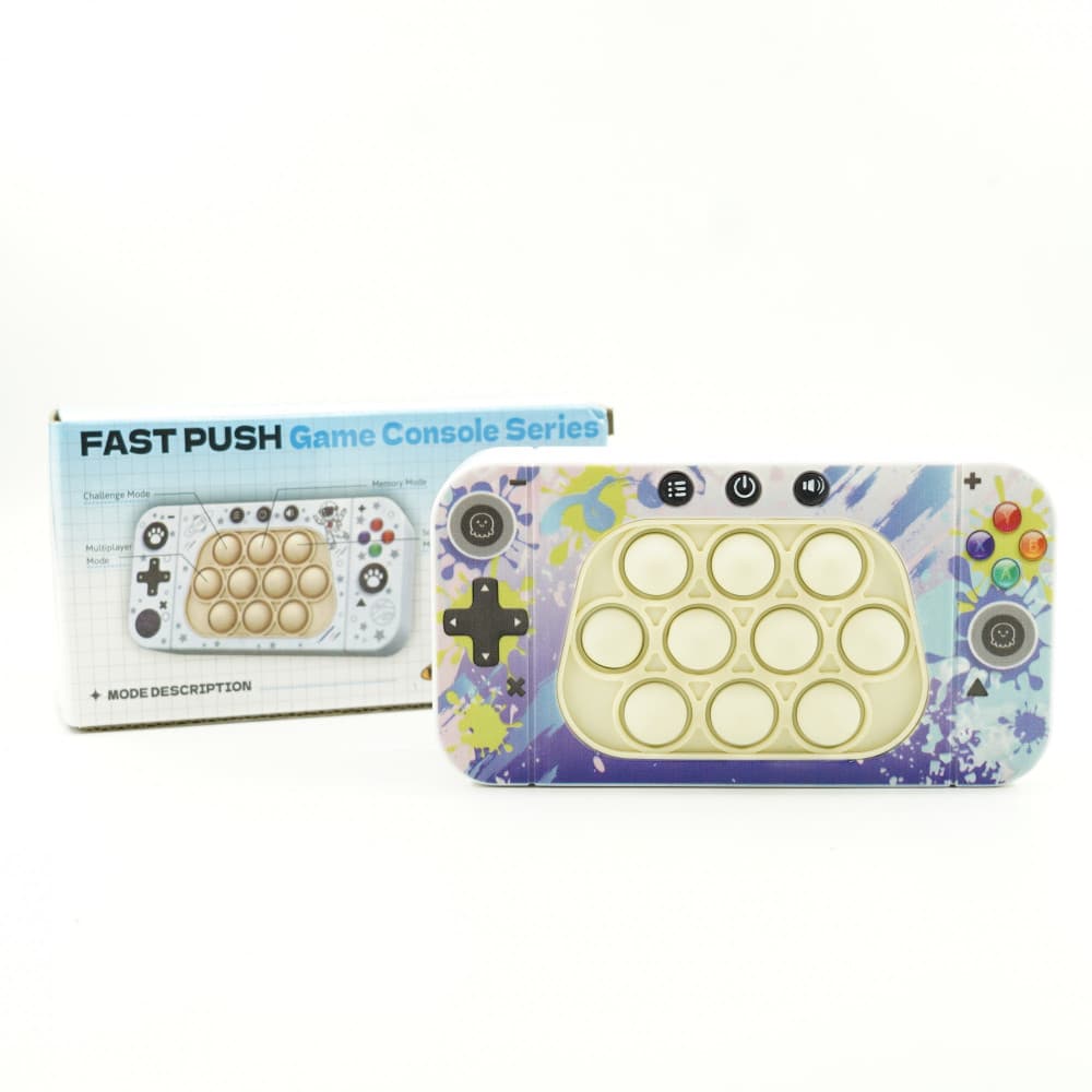 Jucarie interactiva Speed Push, joc de viteza apasare taste tip Pop-It, sunete si lumini, model culori 3