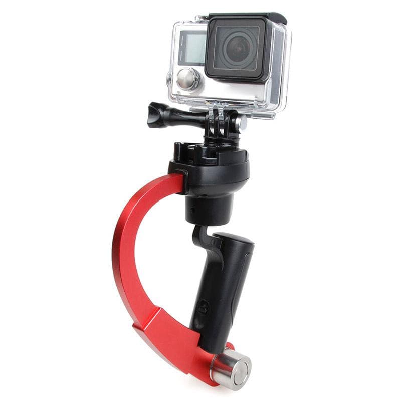 Gimbal / suport stabilizator universal manual pentru camere GoPro/Xiaomi/Elecam/SJCAM), rosu 3